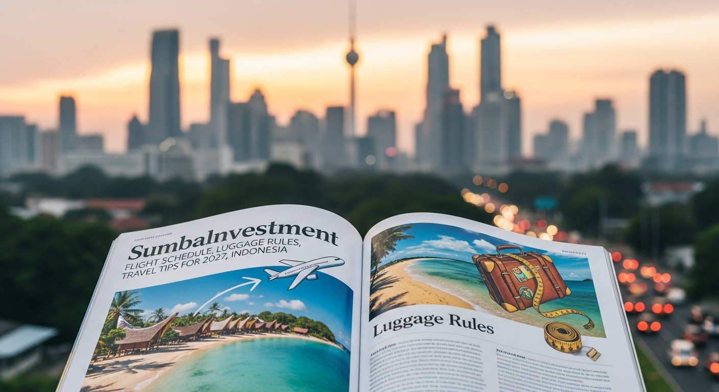 Sumbainvestment from Jakarta: Flight Schedule, Luggage Rules, and Travel Tips for 2027